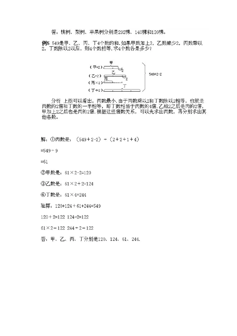 小学三年级下册数学奥数知识点讲解第7课《和倍问题》试题附答案_三年级上下册资料_小学三年级学习资料-25年更新版_3-2-3、小学奥数三年级_小学三年级下册数学奥数知识点讲解