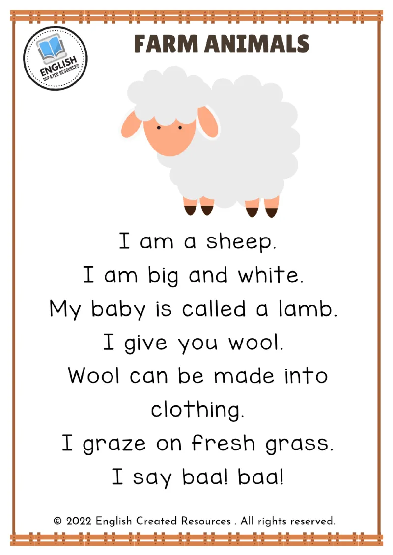 农场动物_一年级上下册资料_小学一年级学习资料-25年更新版_1-00、幼小衔接_幼小衔接英语启蒙篇