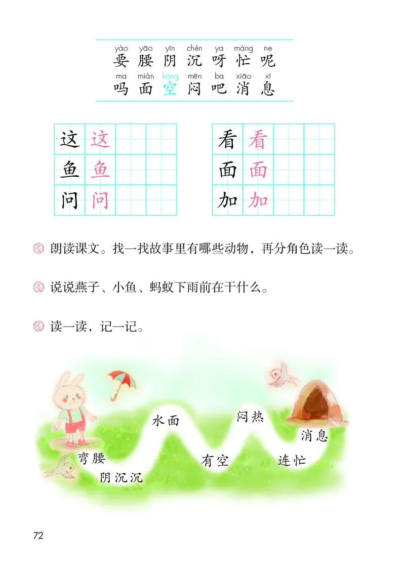 人教版1年级语文下册（高清教材）-0aac6b639a93_语数-电子课本