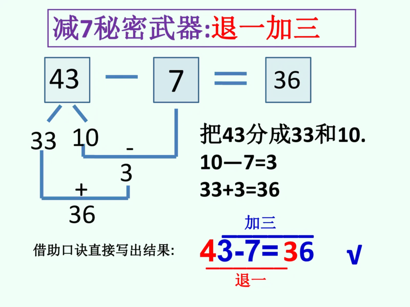 一年级数学下册退位减法速算(1)(2)_一年级上下册资料_小学一年级学习资料-25年更新版_1-04、小学一年级数学下册_1-4-2、练习题、作业、试题、试卷_通用