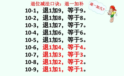 一年级数学下册退位减法速算(1)(2)_一年级上下册资料_小学一年级学习资料-25年更新版_1-04、小学一年级数学下册_1-4-2、练习题、作业、试题、试卷_通用