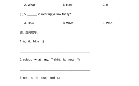 小学三年级上册试卷含答案：译林版英语Unit6单元测评卷_三年级上下册资料_三年级上语数英上下册学习资料_3-8-5、小学三年级英语上册_译林版_3、单元测试卷