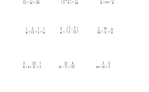 六年级计算题混合运算1（1页18题）_小学数学口算竖式脱式计算应用题一二三四五六年级上下册电_小学数学口算题库电子版（1-6）_笔算题（1-小升初）_笔算题适合6年级