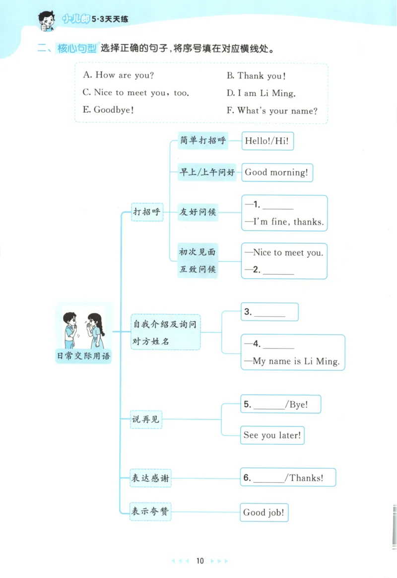 三年级英语上册冀教版25秋《53天天练》_25秋小学语数英习题试卷_英语_冀教版_3-6年级英语上册冀教版25秋《53天天练》_三年级英语上册冀教版25秋《53天天练》