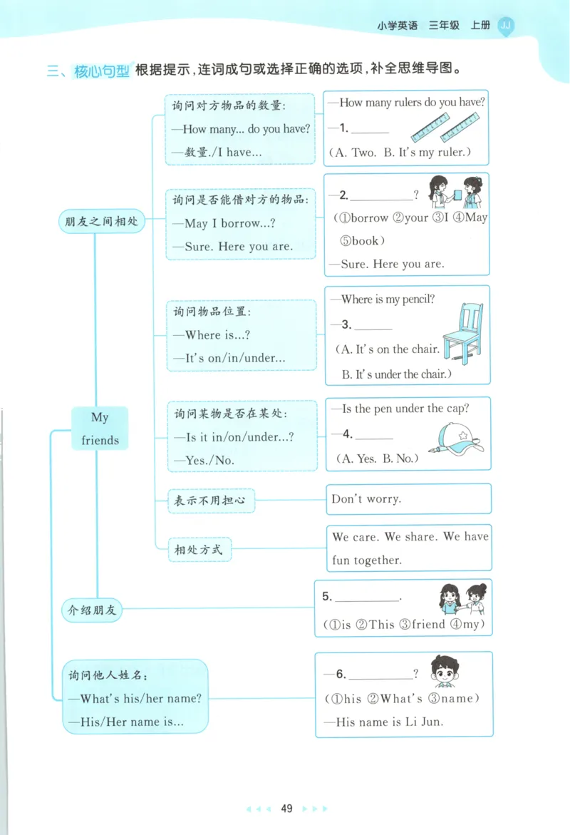 三年级英语上册冀教版25秋《53天天练》_25秋小学语数英习题试卷_英语_冀教版_3-6年级英语上册冀教版25秋《53天天练》_三年级英语上册冀教版25秋《53天天练》