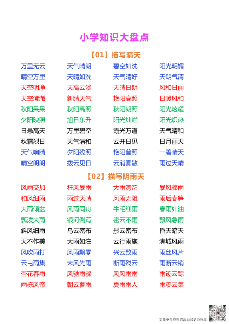 小学语文好词大盘点_一年级上下册资料_一年级上册小红书同款资料_一年级(1)