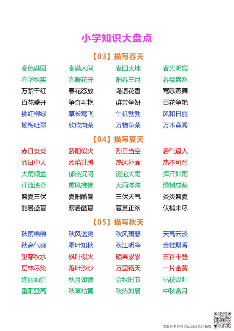 小学语文好词大盘点_一年级上下册资料_一年级上册小红书同款资料_一年级(1)
