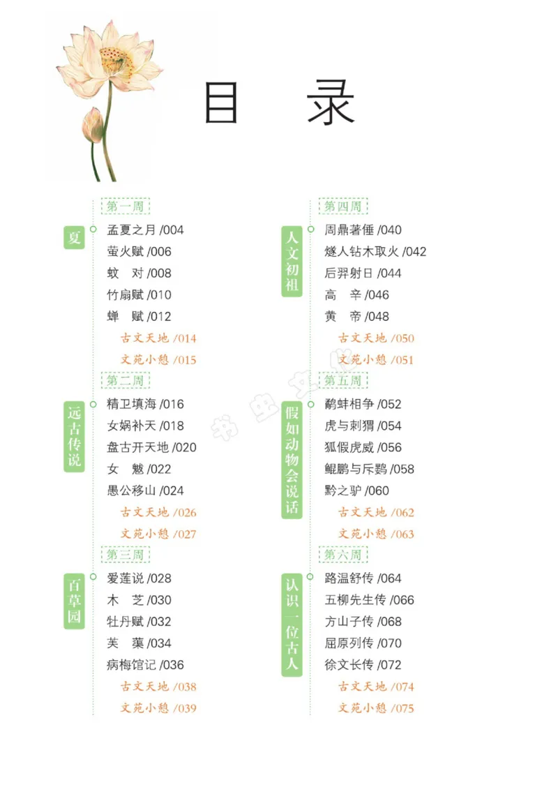 一天一篇小古文-卷二-夏长_一年级上下册资料_小学一年级学习资料-25年更新版_1-00、幼小衔接_幼小衔接国学启蒙篇