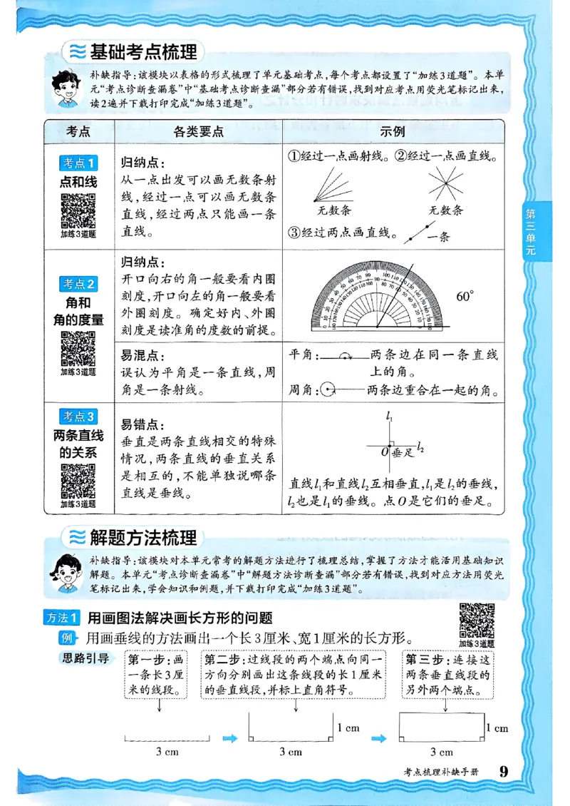 三年级数学上册冀教版25秋《王朝霞考点梳理时习卷》补缺手册_25秋小学语数英习题试卷_数学_冀教版_1-6年级数学上册冀教版25秋《王朝霞考点梳理时习卷》