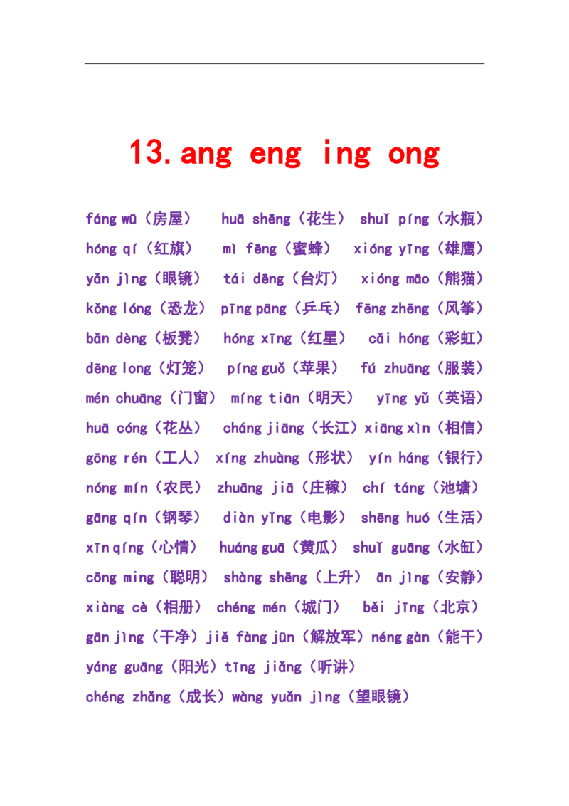 小学一年级上册-需要掌握的拼音+词语知识点汇总_一年级上下册资料_小学一年级学习资料-25年更新版_1-01、小学一年级语文上册_01、知识汇总