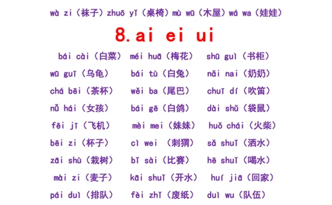 小学一年级上册-需要掌握的拼音+词语知识点汇总_一年级上下册资料_小学一年级学习资料-25年更新版_1-01、小学一年级语文上册_01、知识汇总