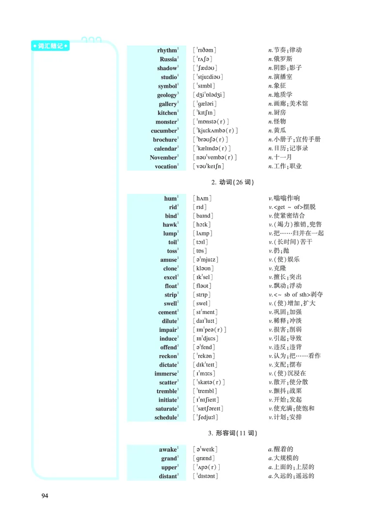 第二部分科学技术（第一板块必考词）_考研英语真题_考研英语（一）历年真题_单词资料_英语一黄皮书词汇电子版（语境例句版）