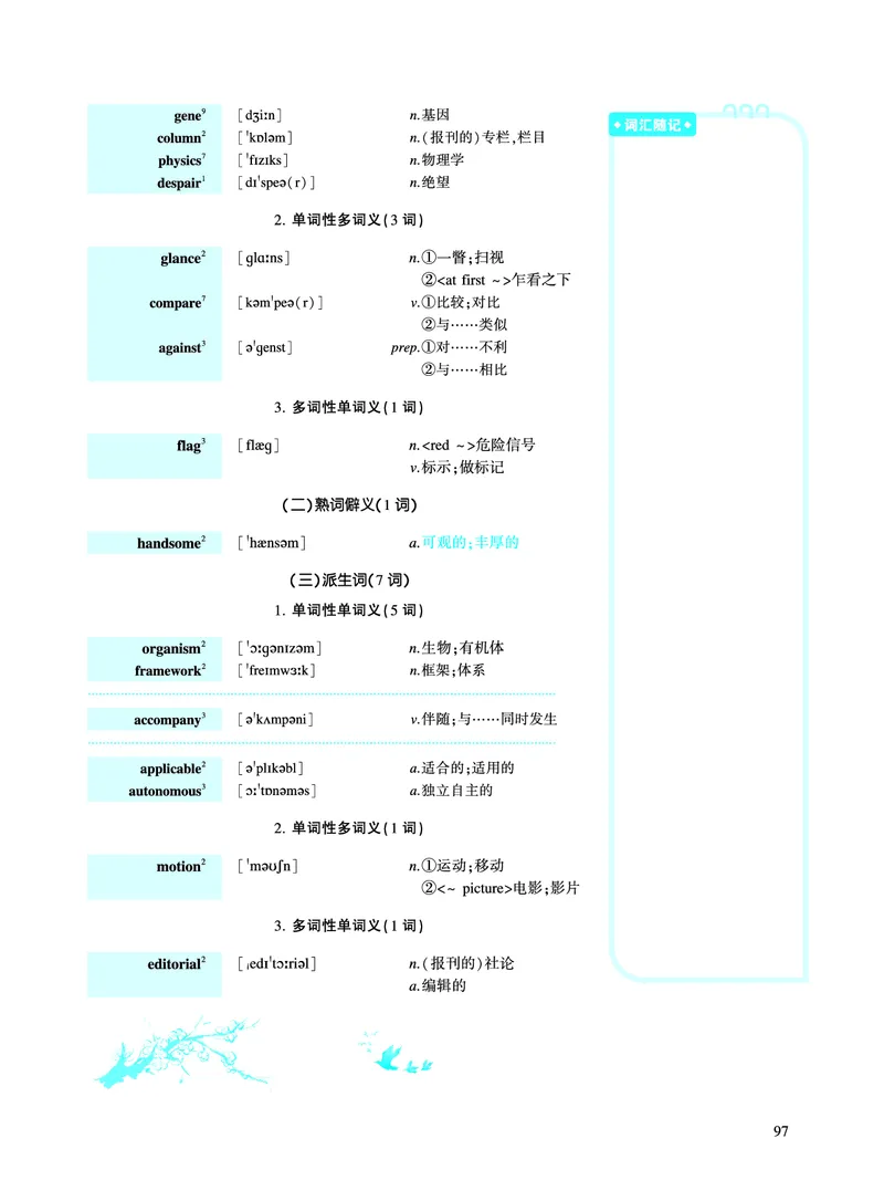第二部分科学技术（第一板块必考词）_考研英语真题_考研英语（一）历年真题_单词资料_英语一黄皮书词汇电子版（语境例句版）