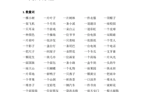 小学一年级上册语文-词语大全_一年级上下册资料_小学一年级学习资料-25年更新版_1-01、小学一年级语文上册_01、知识汇总