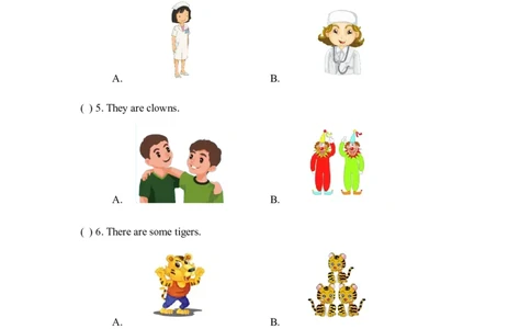 一年级下册英语-期末测试卷（五）不含听力音频_一年级上下册资料_一年级上语数英上下册学习资料_3-6-6、小学一年级英语下册_外研版一起点_5、期末测试卷