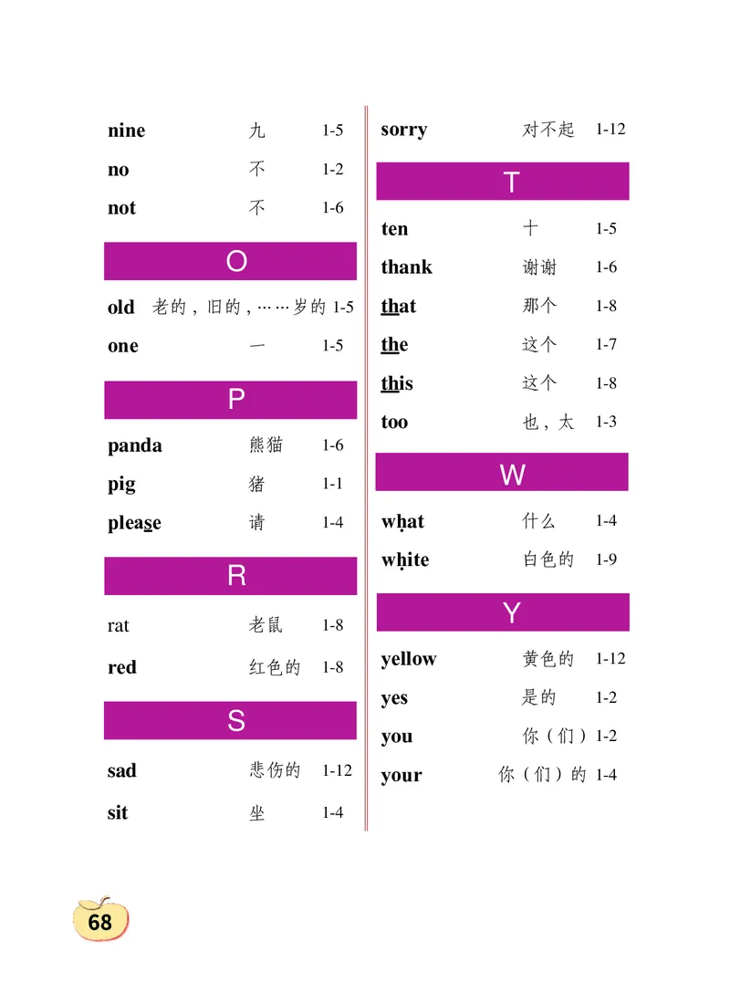 义务教育教科书&middot;英语（科普版三起）三年级上册_三年级上下册资料_小学三年级学习资料-25年更新版_3-05、小学三年级英语上册_3-5-3、电子教材、课本