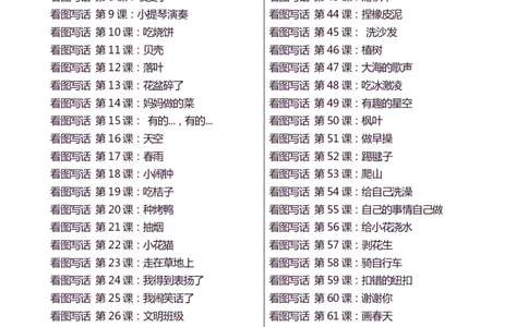 天天小练笔第1辑看图写一句话1-10012.15(2)_一年级上下册资料_小学一年级学习资料-25年更新版_1-01、小学一年级语文上册_08、专项练习_看图写话专项