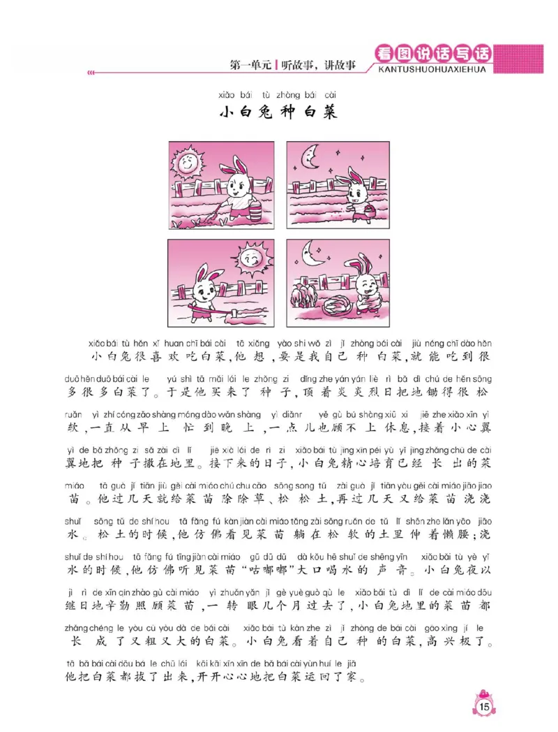 小学语文一年级下册看图说话写话同步作文_一年级上下册资料_小学一年级学习资料-25年更新版_1-02、小学一年级语文下册_3-6-2-1、复习、知识点、归纳汇总_部编（人教）版_看图写话