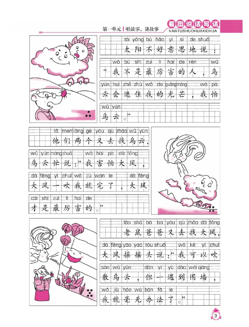 小学语文一年级下册看图说话写话同步作文_一年级上下册资料_小学一年级学习资料-25年更新版_1-02、小学一年级语文下册_3-6-2-1、复习、知识点、归纳汇总_部编（人教）版_看图写话