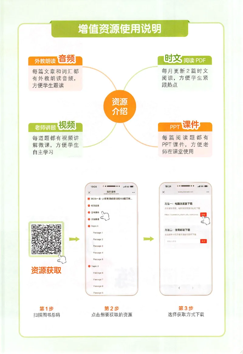 小英阅读100篇四年级_25秋《一本小学英语阅读训练100篇》第九版3-6人教_26版一本小学英语阅读100篇四年级
