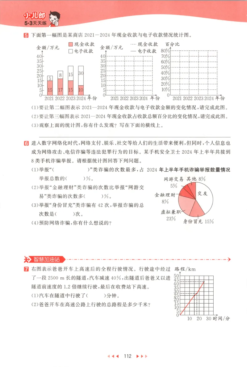 六年级数学上册人教版25秋《53天天练》测评卷_25秋小学语数英习题试卷_数学_人教版_1-6年级数学人教版上册25秋《53天天练》_六年级数学上册人教版25秋《53天天练》