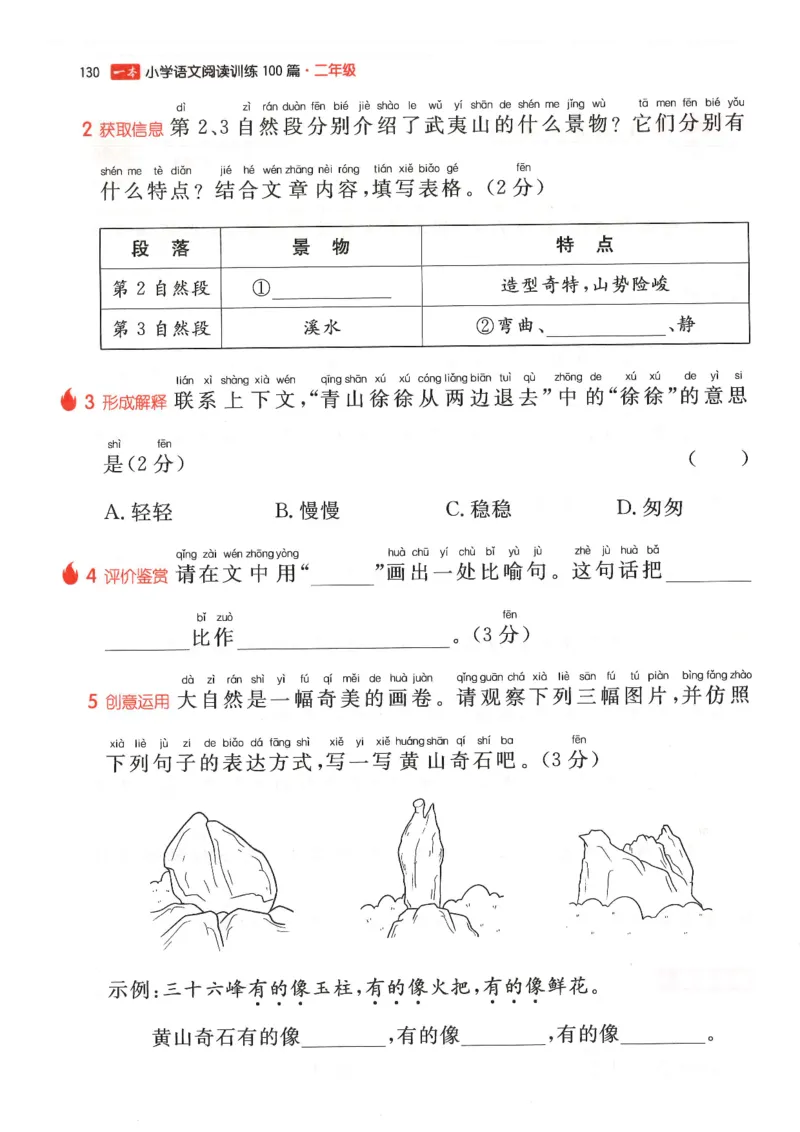 二年级25版《一本小学语文阅读训练100篇（第12版）》_25秋小学语数英习题试卷_语文_1-6年级25版《一本小学语文阅读训练100篇（第12版）》