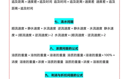 五年级上册数学必背公式大全_数学必背公式大全1-6年级