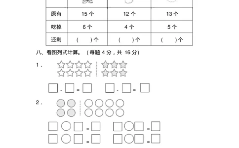 最新苏教版一年级数学下册单元测试题全套(1)_一年级上下册资料_一年级上语数英上下册学习资料_3-6-4、小学一年级数学下册_苏教版_3、单元测试卷
