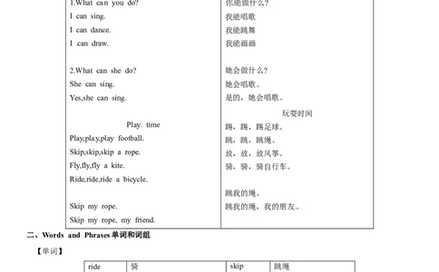 一年级下册英语同步辅导-M4Unit1ActivitiesA（牛津上海版，含答案）_一年级上下册资料_小学一年级学习资料-25年更新版_1-06、小学一年级英语下册_1-6-1、知识点、测试卷、电子书