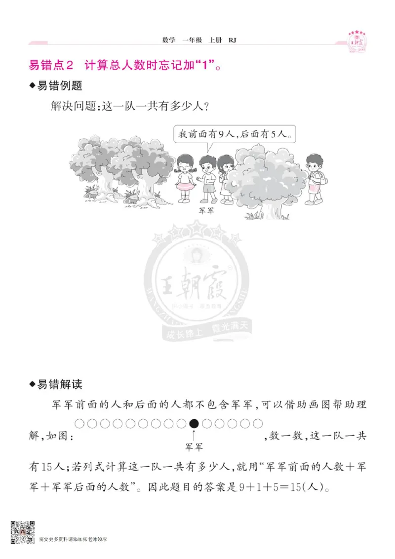 小学数学《单元易错专练》1年级上册_一年级上下册资料_一年级上册小红书同款资料_一年级(1)