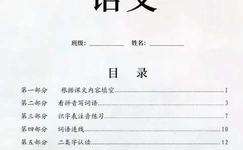 一上语文期末专题复习资料_一年级上下册资料_一年级上册小红书同款资料_一年级(1)