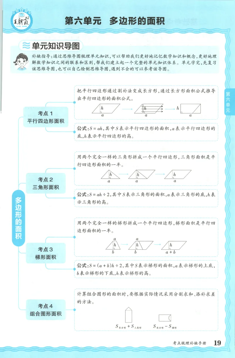 五年级数学上册冀教版25秋《王朝霞考点梳理时习卷》补缺手册_25秋小学语数英习题试卷_数学_冀教版_1-6年级数学上册冀教版25秋《王朝霞考点梳理时习卷》