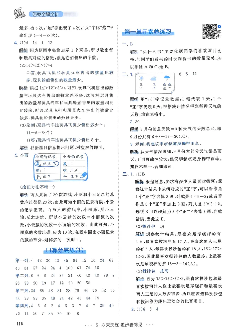 人教数学答案2下_二年级上下册资料_53黄冈多个品牌系列资料_数学