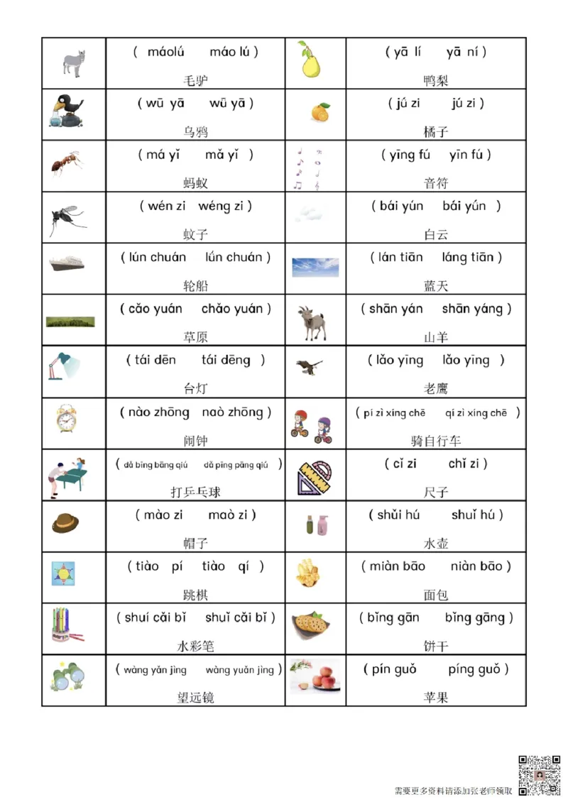 一年级语文拼音专项-前鼻音后鼻音平舌音翘舌音练习题_一年级上下册资料_一年级上册小红书同款资料_一年级上册资料