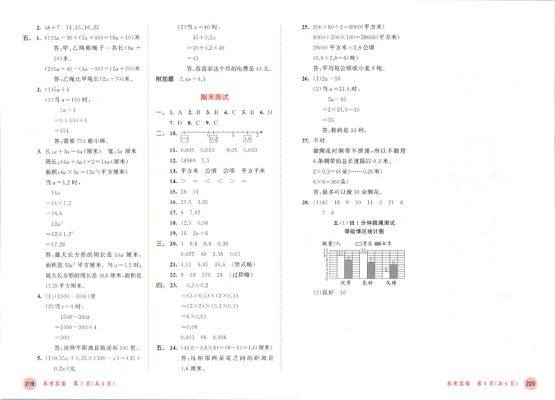 五年级数学上册苏教版25秋《53天天练》测评卷_25秋小学语数英习题试卷_数学_苏教版_1-6年级数学上册苏教版25秋《53天天练》_五年级数学上册苏教版25秋《53天天练》