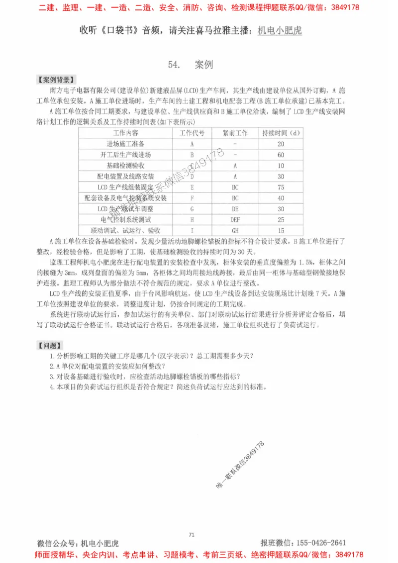 2025一建机电-小肥虎-案例百题斩_2026年一级建造师_2026年一建机电_2025年一建机电SVIP_02-基础精讲✿高端面授✿深度强化_11-机电《教材精讲班》小肥虎SMR_小肥虎-五件套推荐
