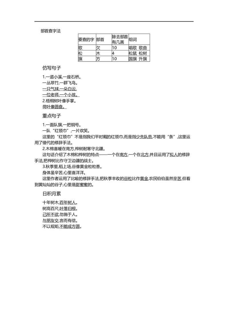 二（上）语文第二单元知识重点_二年级上下册资料_小学二年级学习资料-25年更新版_2-01、小学二年级语文上册_2-1-1、复习、知识点、归纳汇总_二（上）语文单元知识重点
