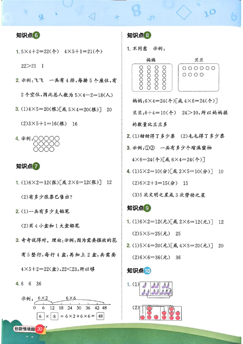 二上创新情境题人教_25秋小学语数英习题试卷_数学_人教版_数学《阳光同学计算小达人》人教25秋_25秋《阳光同学计算小达人》人教版2上