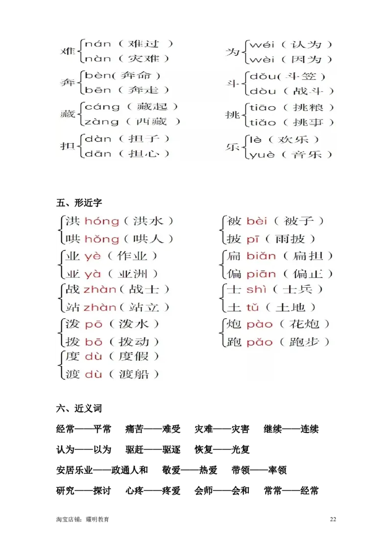 人教小学语文2上各单元重要知识点归纳总结_小学语文一至六年级上下册电子版PDF单元知识点考试重点难点解析_知识点归纳总结人教小学语文2上