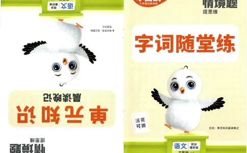 小白鸥情境题语文三年级字词随堂练_三年级上下册资料_53黄冈多个品牌系列资料_语文
