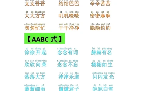 一年级下册语文词语积累大全_一年级上下册资料_小学一年级学习资料-25年更新版_1-02、小学一年级语文下册_3-6-2-1、复习、知识点、归纳汇总_部编（人教）版