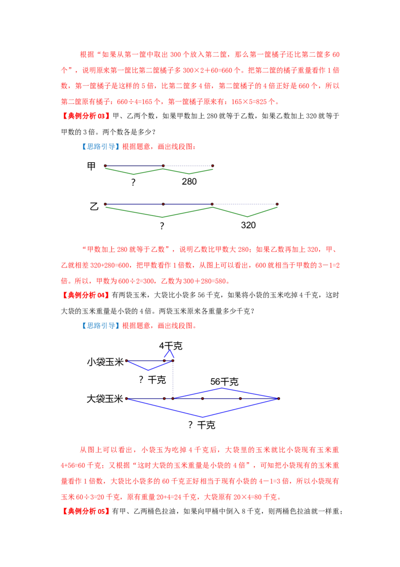 专题15差倍问题（解析）_小学数学思维训练电子版举一反三奥数逻辑拓展专项图解强化_三年级_（培优提升讲义）2022-2023学年三年级数学思维拓展举一反三精编讲义（通用版）(25)份