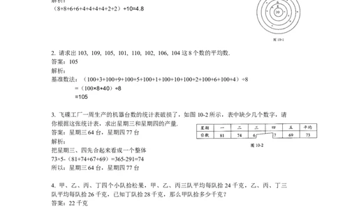 数学四年级第10讲平均数问题（教师版+学生版，含详细解析）全国通用_小学数学思维训练电子版举一反三奥数逻辑拓展专项图解强化_四年级