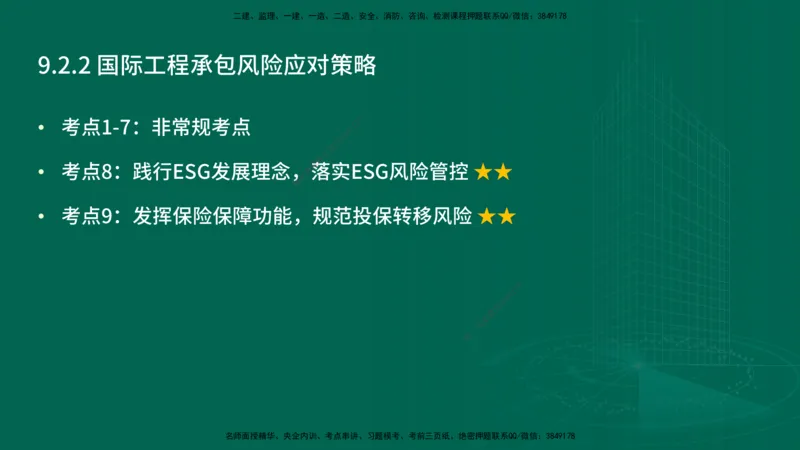 25年一建《项目管理》精讲第9章讲义在线版&_2026年一级建造师_2026年一建管理_2025年一建管理SVIP_02-基础精讲✿高端面授✿深度强化_27-管理《教材精讲班》陈伟YL