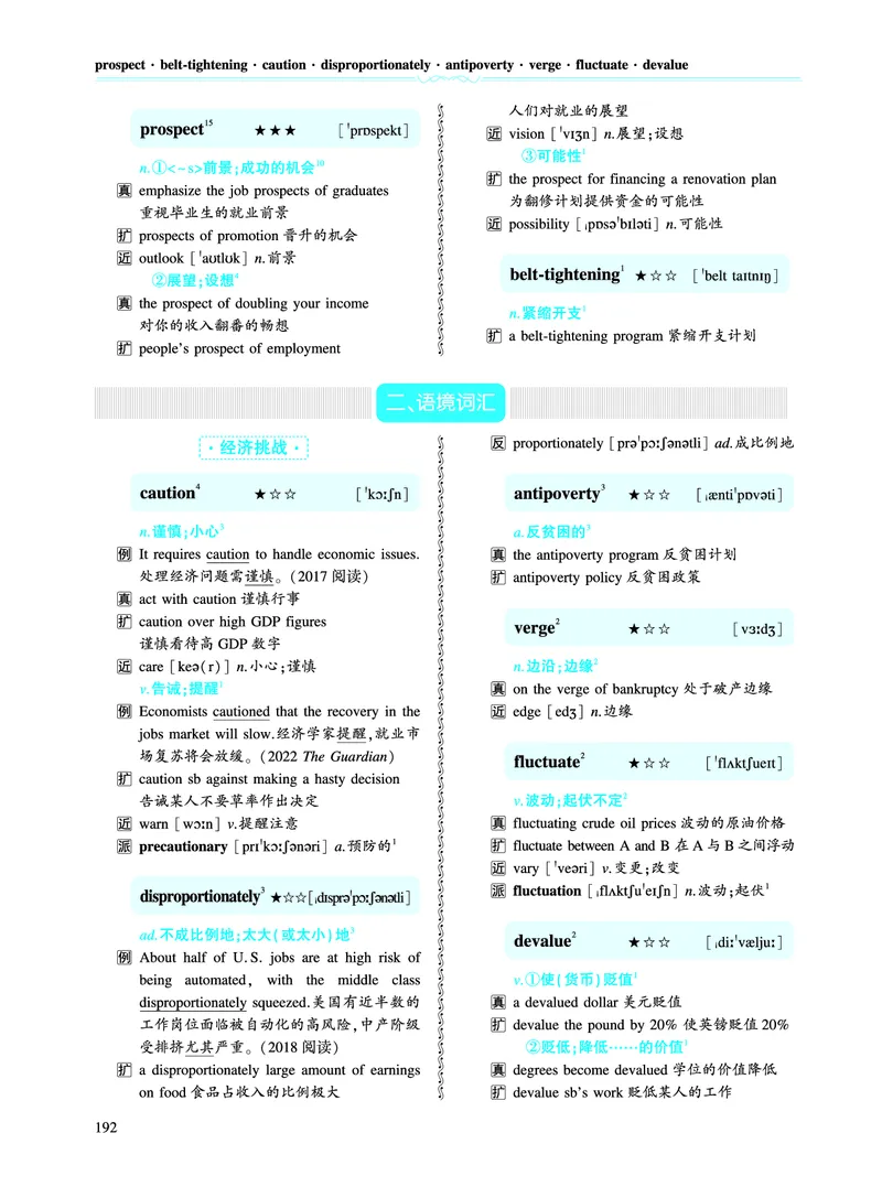 第三部分商业经济（第二板块核心词）_考研英语真题_考研英语（一）历年真题_单词资料_英语一黄皮书词汇电子版（语境例句版）