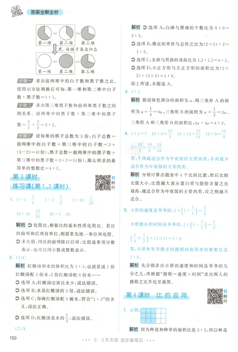 六年级数学上册人教版25秋《53天天练》答案_25秋小学语数英习题试卷_数学_人教版_1-6年级数学人教版上册25秋《53天天练》_六年级数学上册人教版25秋《53天天练》