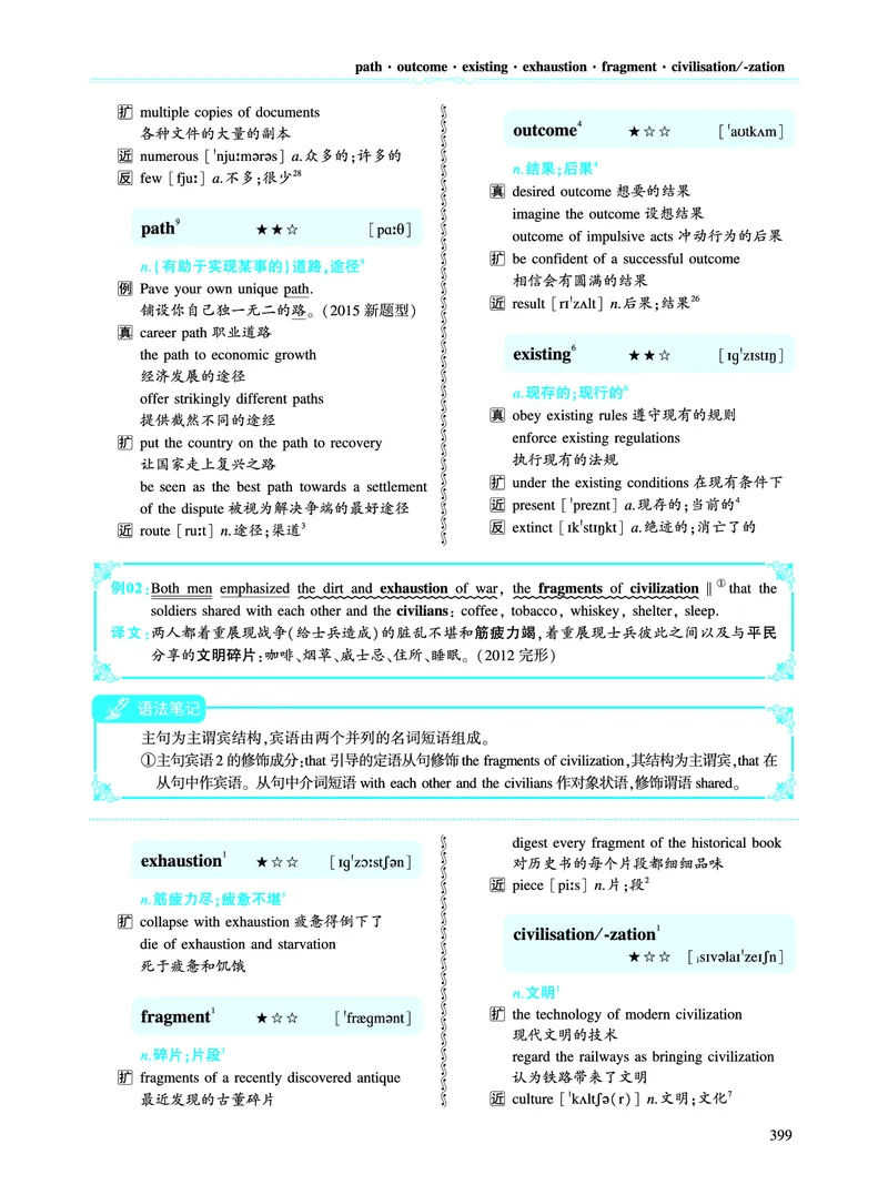 第五部分文化教育（第二板块核心词）_考研英语真题_考研英语（二）历年真题_单词资料_英语二黄皮书词汇电子版（语境例句版）