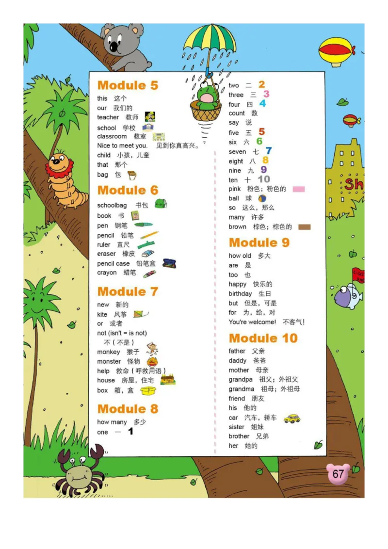 外研社1起点小学英语一年级上册电子课本_一年级上下册资料_小学一年级学习资料-25年更新版_1-05、小学一年级英语上册_外研版一起点