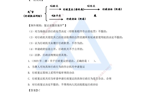 28.2025陈印-名师精讲通关-第十章（28）10.4行政复议制度、10.5行政诉讼制度_2026年一建法规_2025年一建法规SVIP_02-基础精讲✿高端面授✿深度强化_讲义