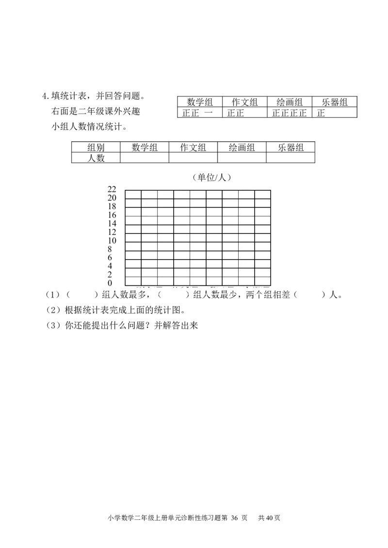 人教版小学数学二年级上册单元精品试题_全册_二年级上下册资料_小学二年级学习资料-25年更新版_2-03、小学二年级数学上册_2-3-2、练习题、作业、试题、试卷_人教版_单元测试卷